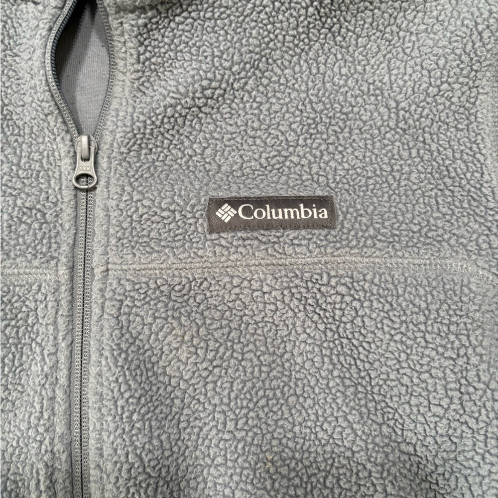 Columbia Charcoal Fleece Jacket - Picture 2 of 5